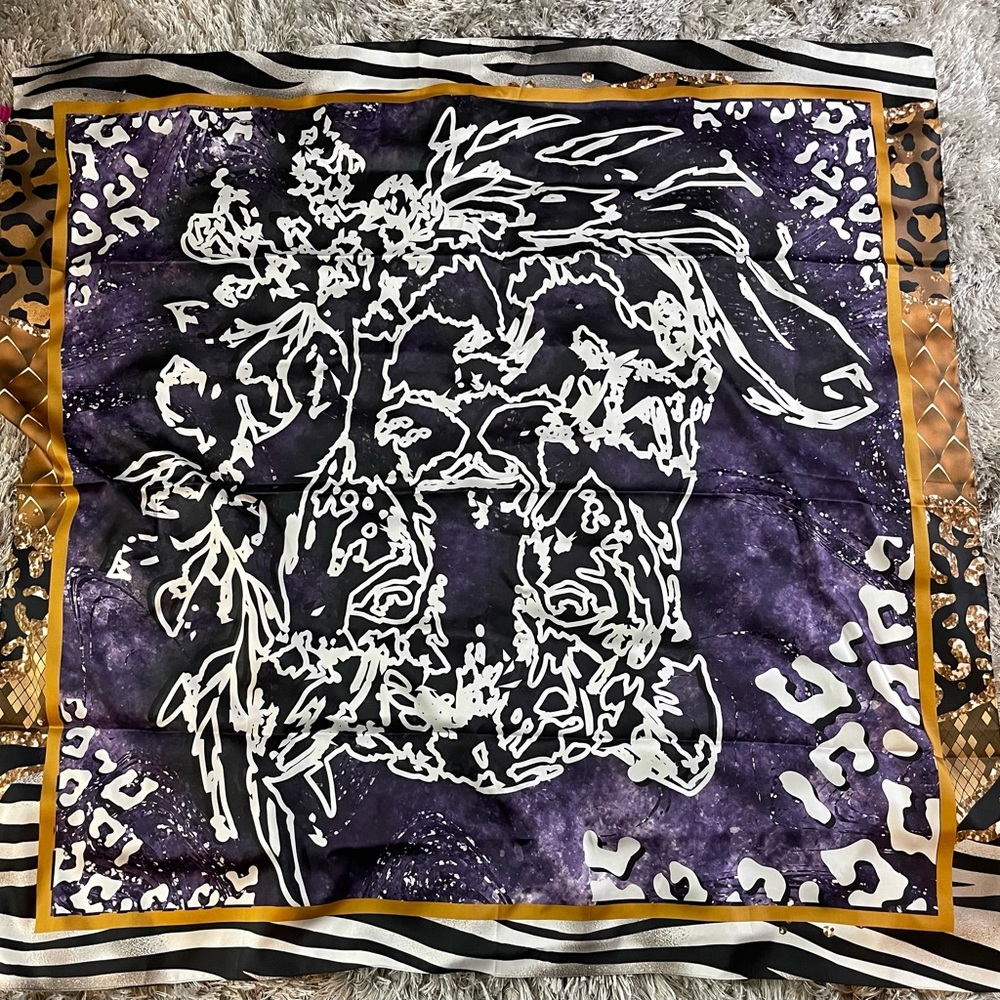 Sassy Jones Silk Blend Scarf 51x51